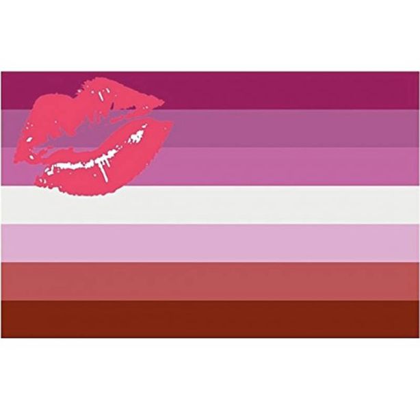 Wholesale Lesbian Lips Flag 5ft x 3ft