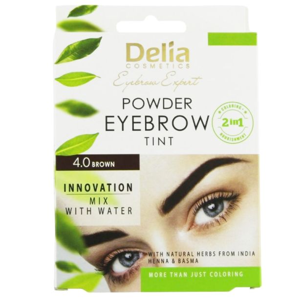 Wholesale Delia Cosmetics Powder Eyebrow Tint - 4.0 Brown 