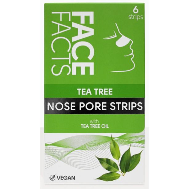 Face Facts Vegan Tea Tree Nose Pore Strips