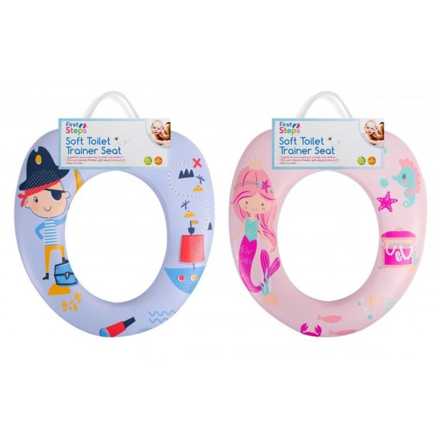 First Steps Soft Toilet Trainer Seat - Assorted 