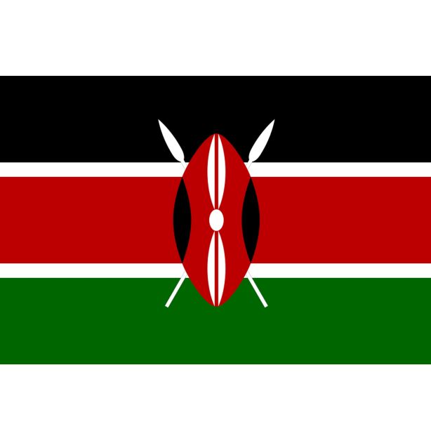 Kenyan Flag - 5ft x 3ft