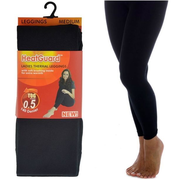 Ladies Heatguard 140D Thermal Leggings - Assorted Sizes 