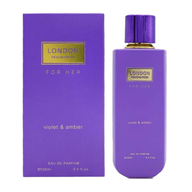 London Fragrances Ladies Perfume - Violet & Amber