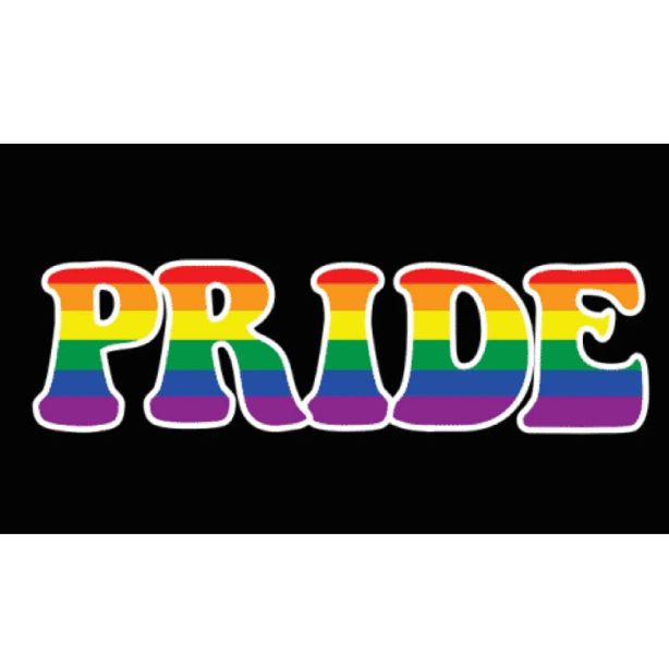 Rainbow Pride With Black Background Flag - 5ft x 3ft