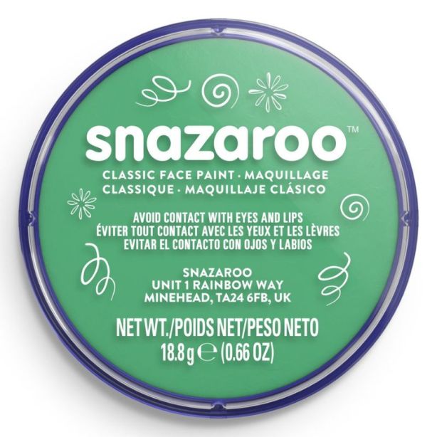 Snazaroo Classic Face Paint 18ml - Bright Green 
