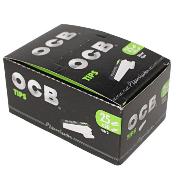 OCB Premium Black Perforated Tips 