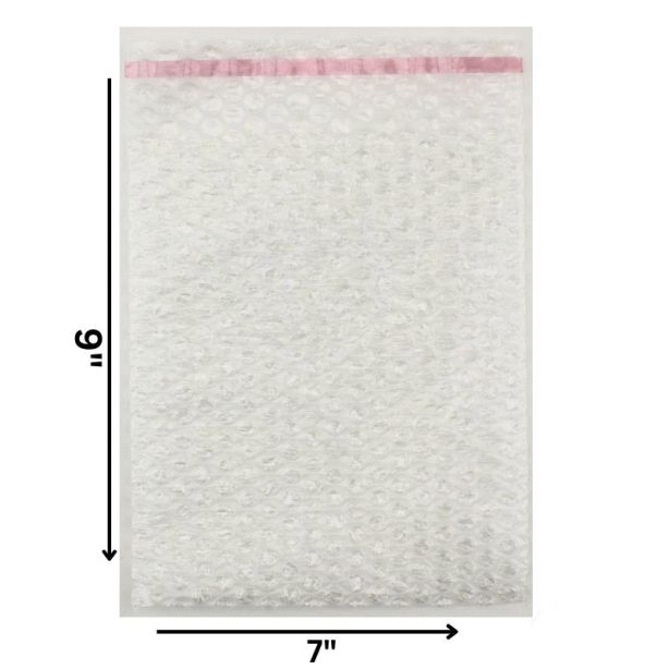 Wholesale Peel and Seal Bubble Wrap Pouch - 7 x 9"