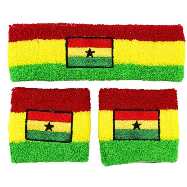 Wholesale Head & Wrist Sweatbands - Ghana