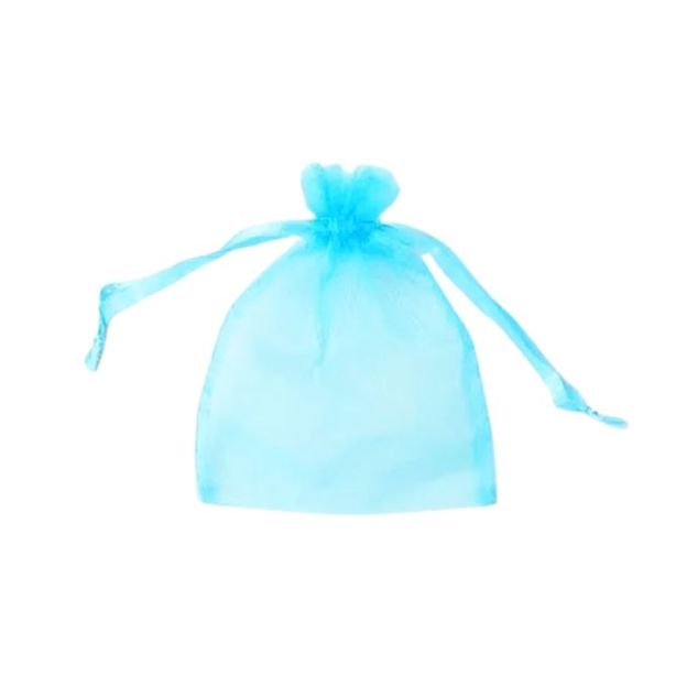 Wholesale Organza Gift Bag - Aquamarine (15x11cm)