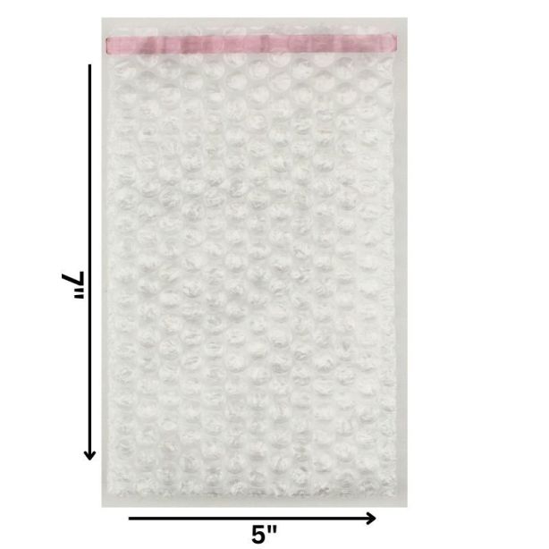 Wholesale Peel and Seal Bubble Wrap Pouch - 5 x 7"