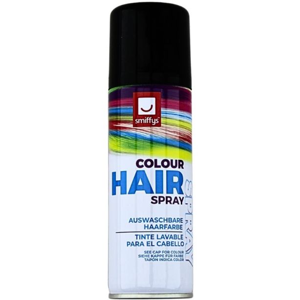 Wholesale Smiffys Hair Colour Spray - Black