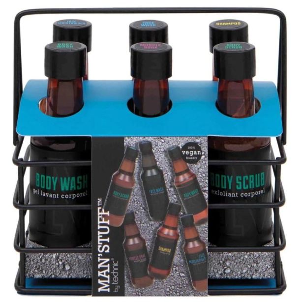 Wholesale Technic Man'Stuff 6 Pack Caddy Gift Set 