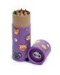 Adoramals Zoo Pencil Pot with 12 Colouring Pencils - Assorted