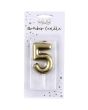 Gold Birthday Candle 
