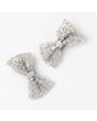 Glitter Bow Clips (Pack of 2) - Assorted Colours 