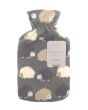 Wholesale Hot Water Bottles with Printed Fleece Cover