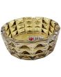 Wholesale BX Electroplated Round Gold Glass Ashtray - 15.5cm