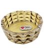 Wholesale BX Electroplated Round Gold Glass Ashtray - 15.5cm