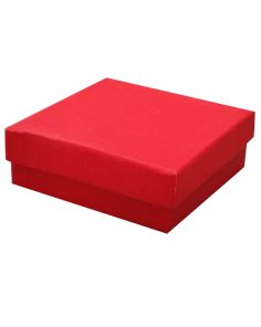 Square Red Gift Box 9x9x3