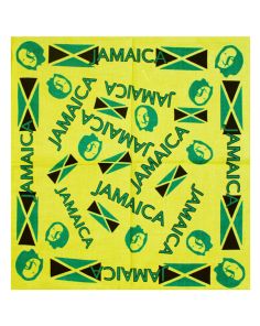 Jamaican Flag Print Bandanas (Multi)
