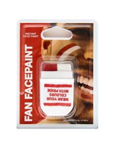 Wholesale FANBRUSH Face Paint - WHITE RED (England)