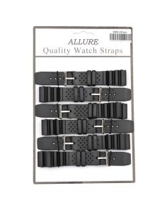 Wholesale Allure Casio Replacement Watch Straps - Black - 22mm