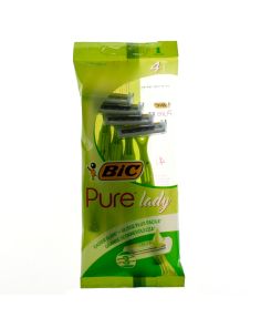 Wholesale BiC Pure Lady Triple Blade Disposable Razors With Aloevera 