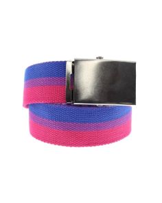 Wholesale Bisexual Canvas Webbing Belt With Sliding Buckle 