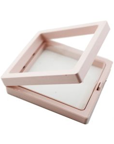 Wholesale Pink Display Jewellery Box - 9x9x2cm