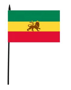 Ethiopian Lion of Judah- Hand Flag 12" x 18"