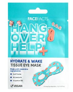 Face Facts Hangover Help Hydrate & Wake Tissue Eye Mask 