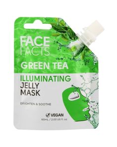 Wholesale Face Facts Green Tea Illuminating Jelly Mask- 60ml