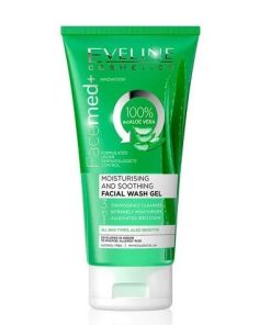 Eveline Cosmetics Facemed+ Moisturising and Soothing Facial wash gel-Aloe Vera(150ml)