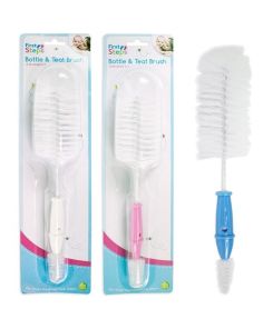 First Steps Bottle & Teat Brush - Assorted Colours 