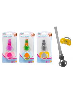 First Steps Soother & Holder - Assorted Colours 