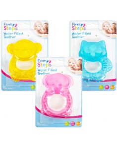 First Steps Water Filled Baby Teether - Assorted Colours 