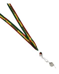 Silver Whistle With Lanyard 