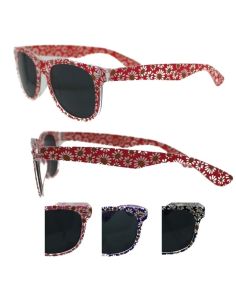 Wholesale Girls Sunflower Printed Sunglasses-Assorted Colours