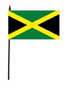Jamaica Table Flag - 6" x 4"