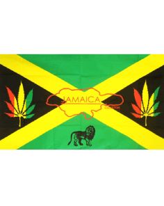 Jamaica Reggae Flag - 5ft x 3ft