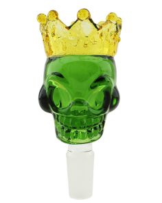 Jaxx USA "Crown Of Creation" Green Glass Cone - 14.4mm