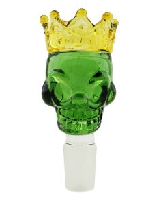 Jaxx USA "Crown Of Creation" Green Glass Cone - 18.8mm