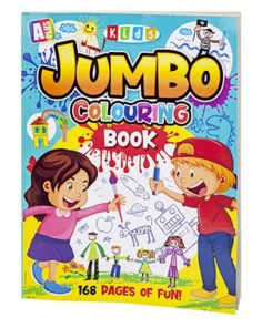 Jumbo Colouring Book - 168 Pages 