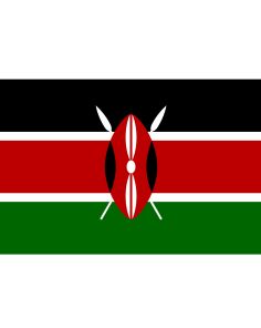 Kenyan Flag - 5ft x 3ft