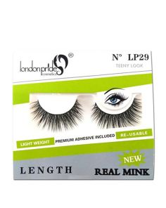 Wholesale London Pride Real Mink Length Eyelashes - LP29 Teeny Look 