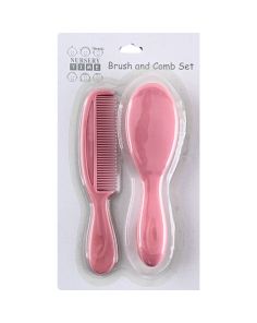 Nursery Time Baby Comb and Brush Set 