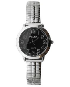 Wholesale Pelex Ladies Classic Round Dial Metal Expander Strap Watch - Gold