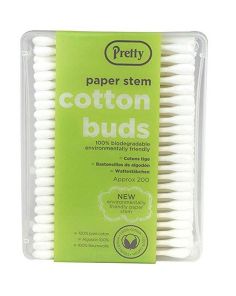 Pretty Collection Paper Stem Cotton Buds - 200pcs