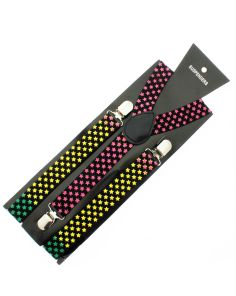 Printed Fashion Braces - Coloured Stars
