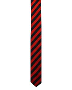 Wholesale Red & Black Striped Neck Tie 